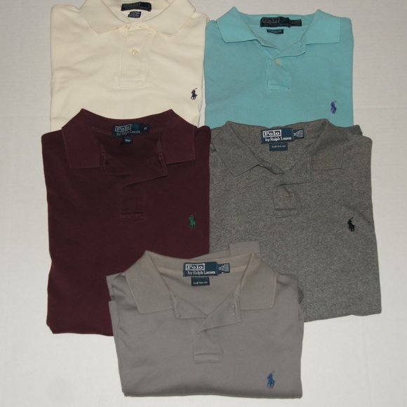 Polo Ralph Lauren Other - BUNDLE OF 5 RL POLO SHIRTS MEDIUM MEN'S CHEAP!!!